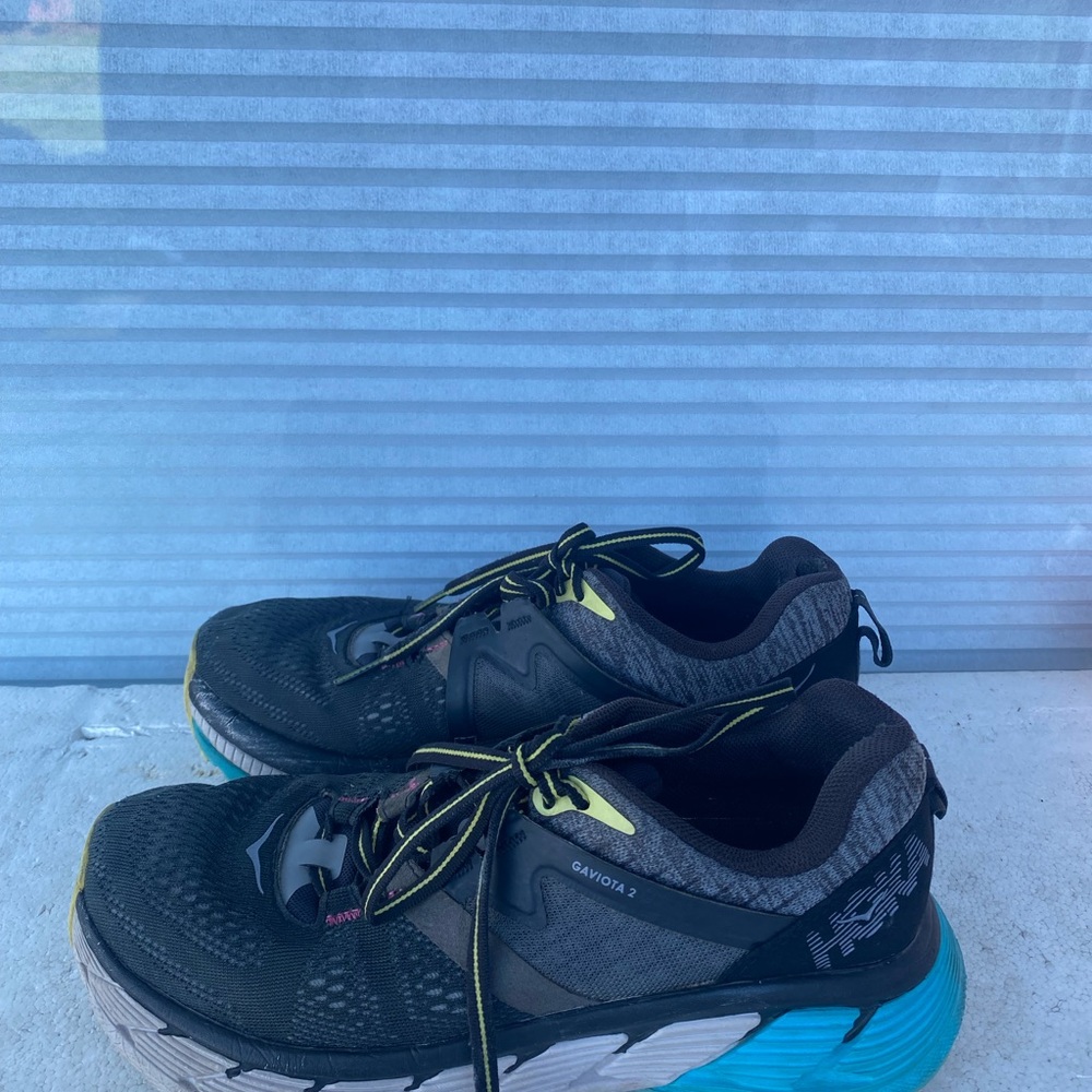 Hoka One One Gaviota 2 PSCB Women’s Black Gray Blue Sneakers Size 7